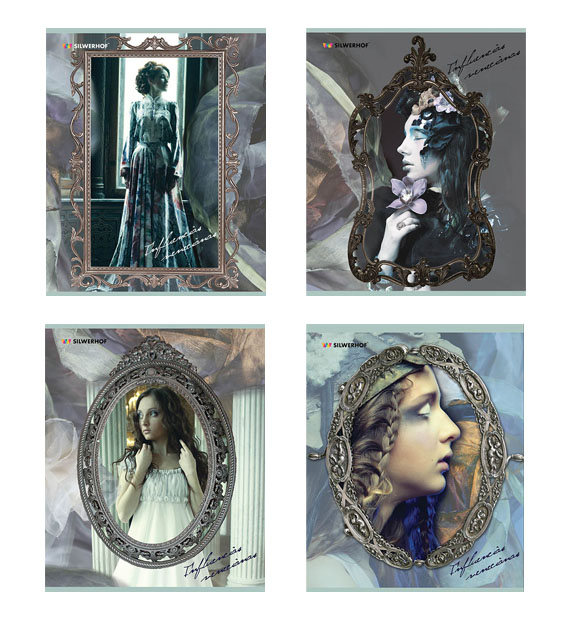 Тетрадь 48л. КЛ. Silwerhof "Venetian Motives" 4 дизайна, обл.мел.картон