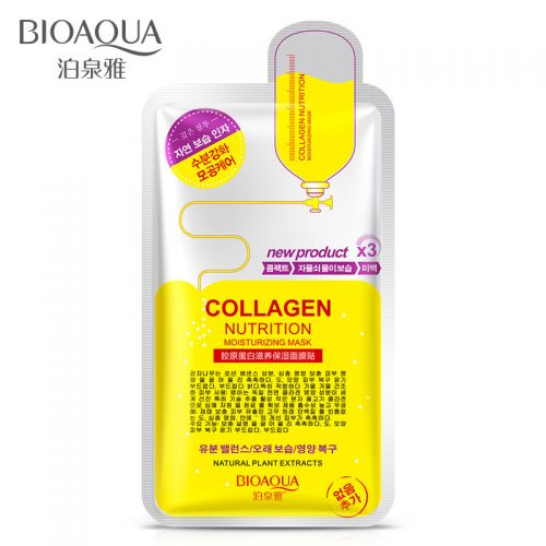 Маска д/лица Bioaqua Collagen Nutrition коллагеновая