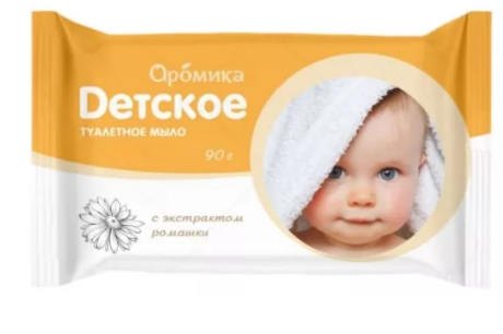 Мыло Аромика 90г. детское Ромашка (24)