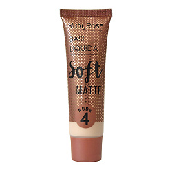 Крем Ruby rose Soft matte Тональная основа матирующая №4