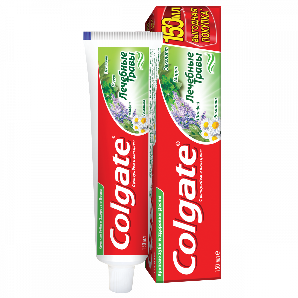 Зубн.паста Colgate 150мл. Лечебные травы (48)