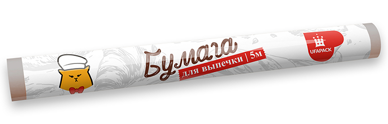 Бумага для выпечки 5м. *30см. силиконовая УфаПак (30шт)