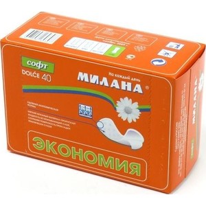 Прокладки МИЛАНА ежедн. Долче софт (30+10) 40шт. (30) !!!!!!!!