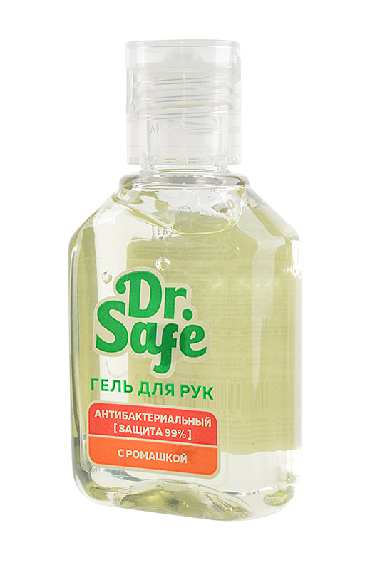 Гель Dr.Safe 50мл. д/рук антисептик c Бисабололом (ромашка)