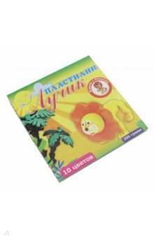 Пластилин 10цв. Улыбка Лучик К-10