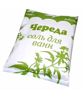 Соль для ванн Аромика 1кг. Детская Череда (12)