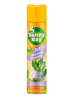 Освежитель воздуха SunnyDay 300мл. Майский ландыш (12)