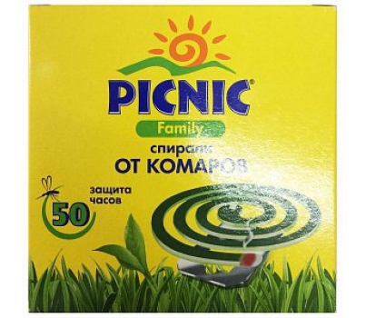 Спирали от комаров Picnic Family 10шт. (уп.12)