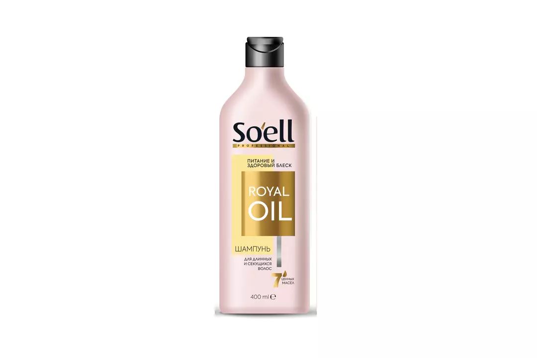 Шампунь SOELL 400мл. Oil Royal Питание и здоровый блеск