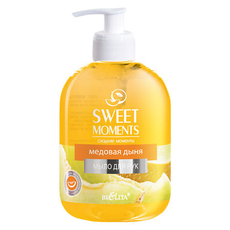Мыло жидк. Белита 500мл. Sweet moments Медовая дыня