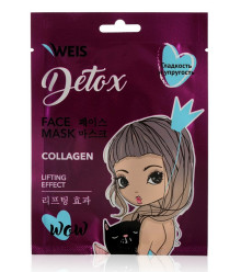Маска д/лица WEIS 23г. Detox Коллаген