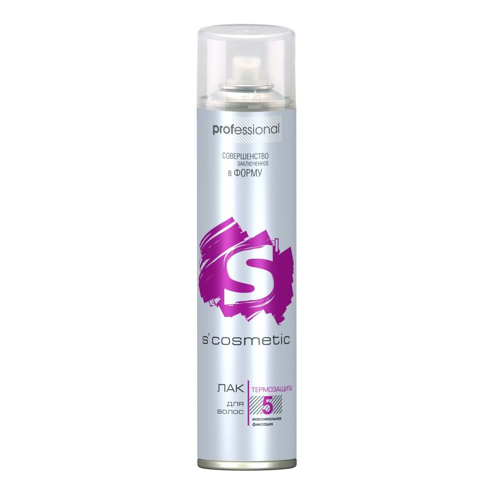 Лак д/волос S/cosmetic 300мл. Термозащита (12)