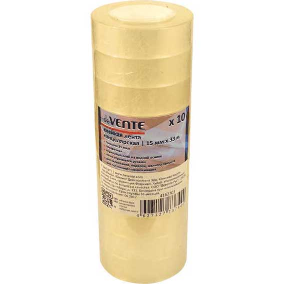 Скотч 15*33 deVente (уп.10)