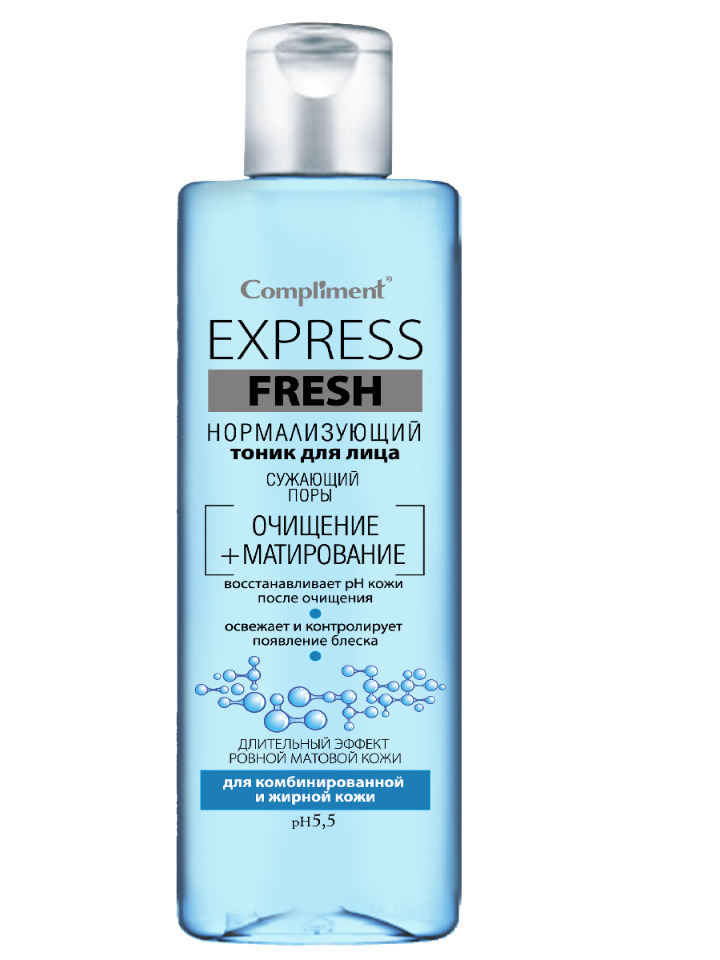 Тоник Compliment 250мл. д/лица Express Fresh