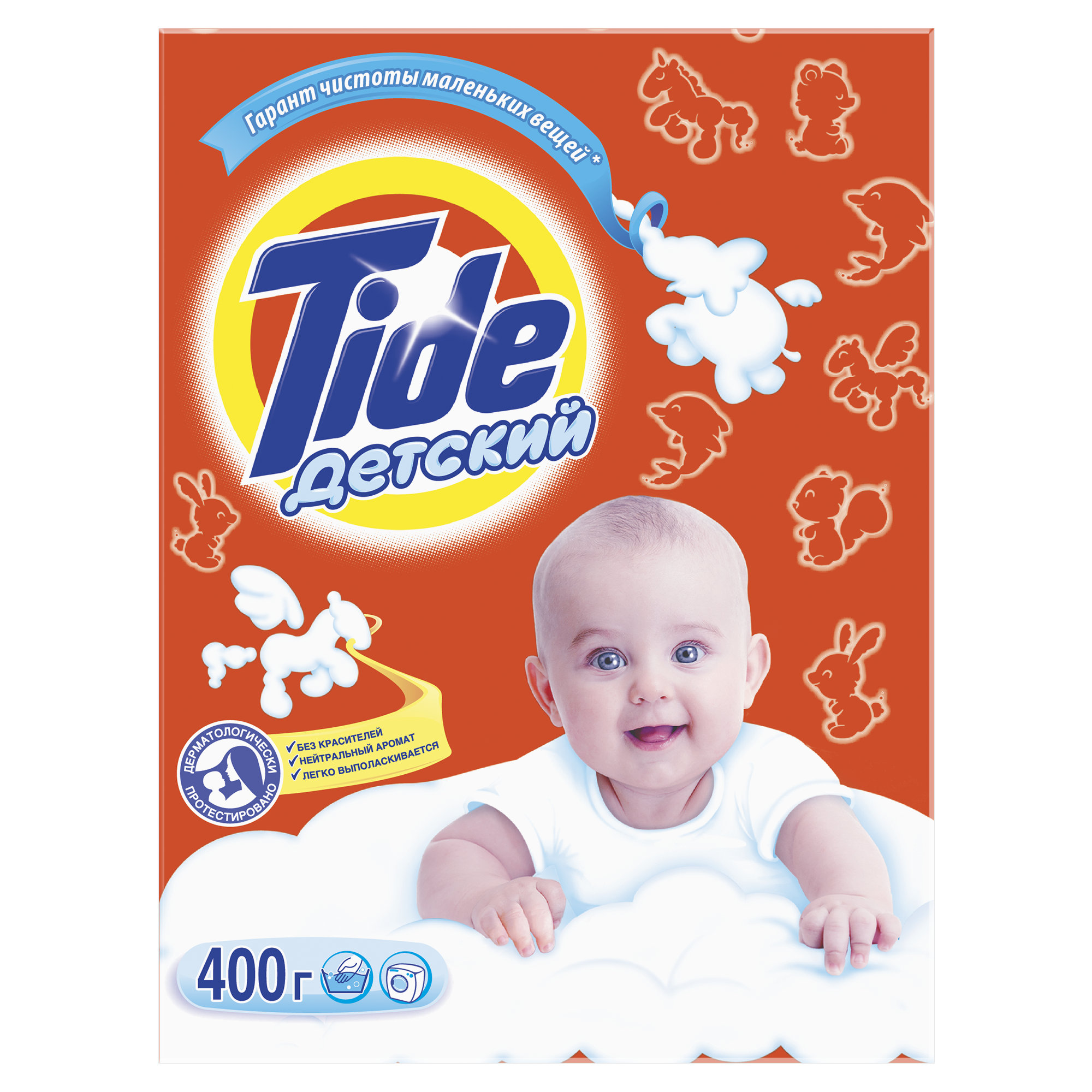 Стир.порошок Тайд ручн. 400г. Детский