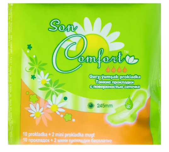 Прокладки Sen Comfort Dry 3+ капли 12шт.