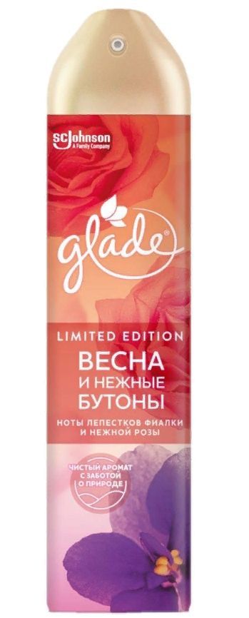 Освежитель воздуха Glade 300мл. Весна и первые бутоны