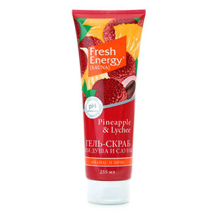 Гель для душа Fresh Energy 255мл. Ананас и Личи**