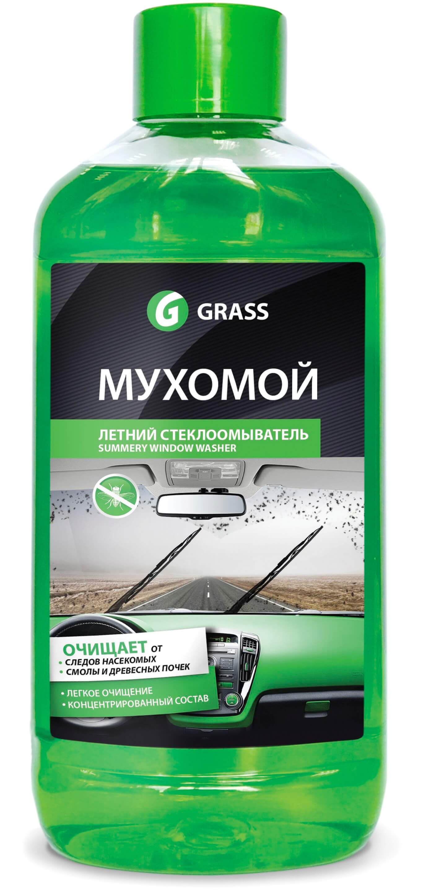 Ср-во Grass 1л. Mosquitos cleaner конц. летн. стеклоомыватель (16)