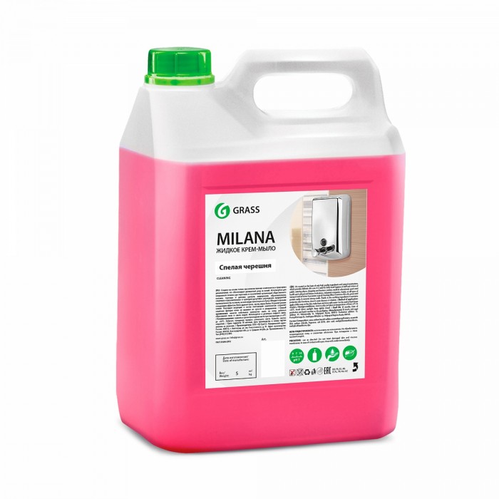 Мыло жидк. 5л. Grass Milana Спелая вишня