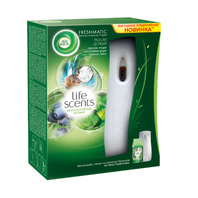 Освежитель автомат. Air Wick Life Scents +баллон 250мл. Хвойная сказка