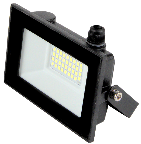 Прожектор св/д General 30W 2150lm 6500K 114*85*23 датчик. освещ. IP65 403223