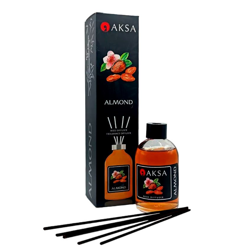 Освежитель воздуха AKSA 100мл. Диффузор Миндаль