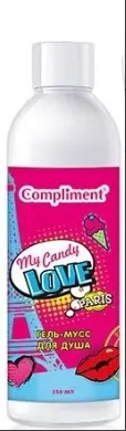 Гель для душа Compliment 250мл. мусс My Candy Love Paris***