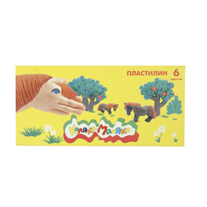 Пластилин 6цв. Каляка-Маляка 90гр. (56)