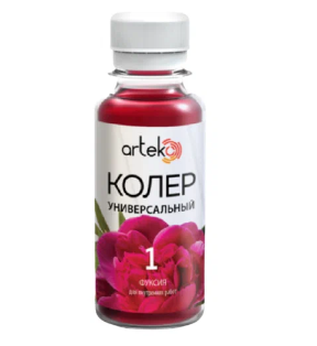 Колер Arteko №01 фуксия 0.1л. ФИОЛЕТОВЫЙ