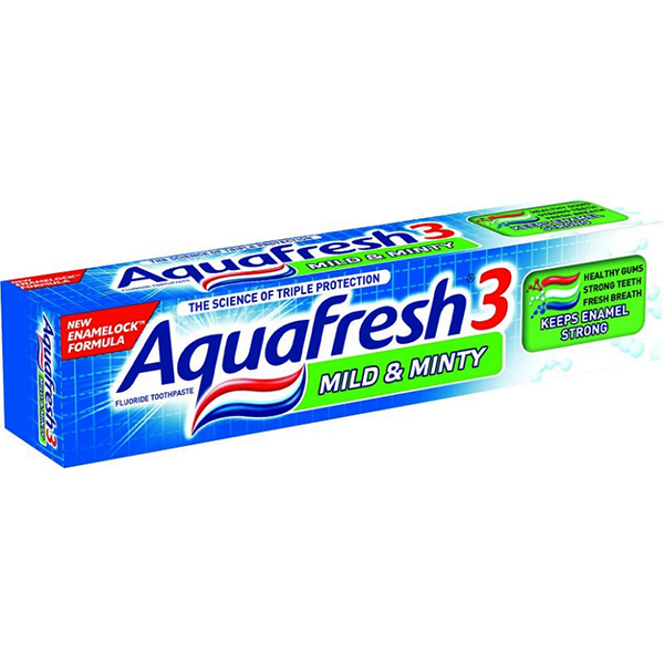 Зубн.паста Aquafresh 50мл. Мягко-мятная (12)