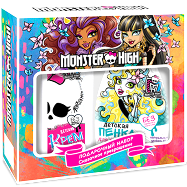 ПН/ДЕТ. MONSTER HIGH СКАЗОЧНОЕ ПРЕВРАЩЕНИЕ (Пенка д/рук+Крем д/рук+Ластик)