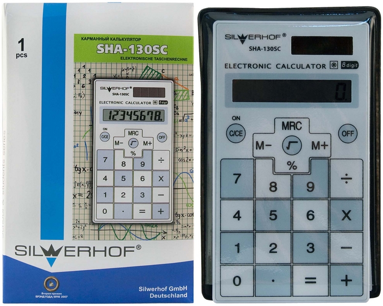 Калькулятор SILWERHOF SCHOOL SHA-130SC