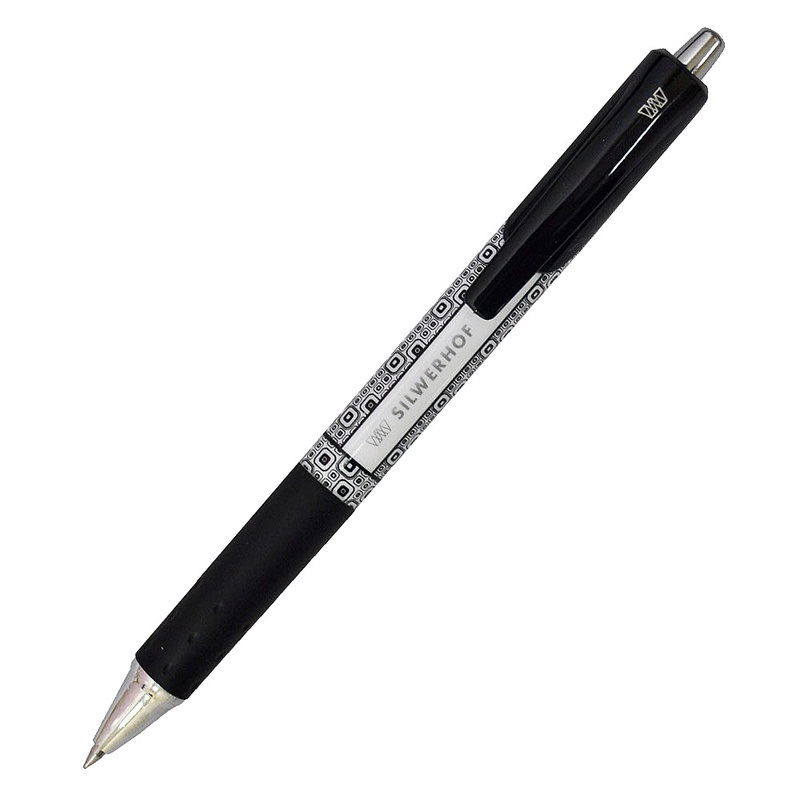 Ручка гел. черная Rocket, резиновый держ. (уп.24шт.)