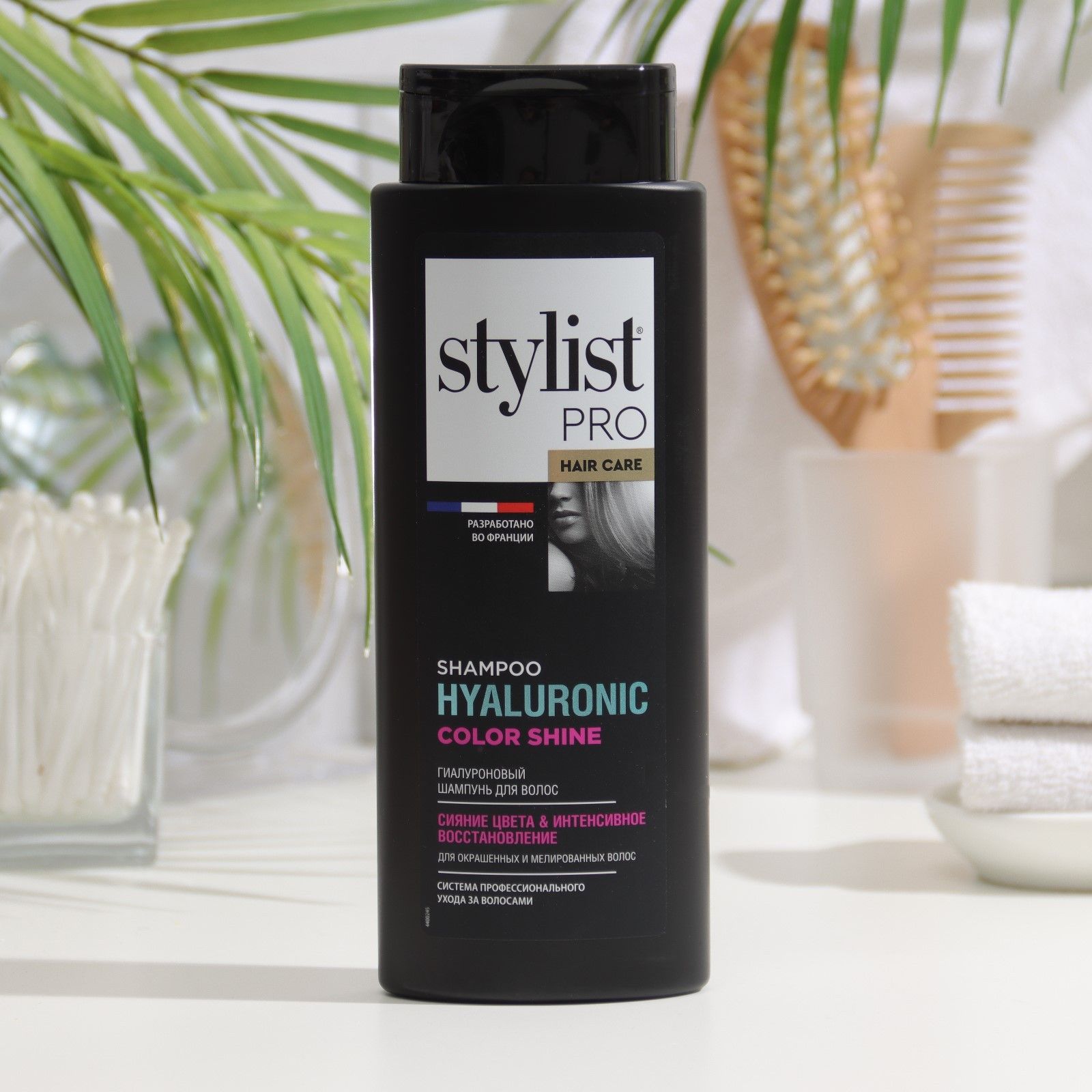 Шампунь Stylist pro 280мл. Кератиновый эффектный объем 8090