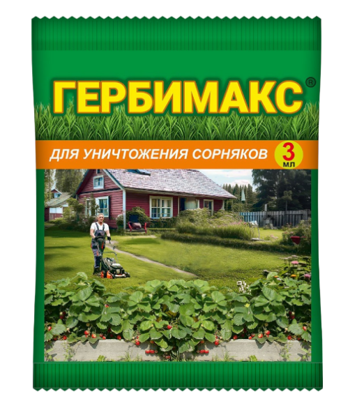 Гербицид (уничтожения неж.раст-ти) Ваше хозяйство 3мл. Гербимакс на 1 сотку (150)